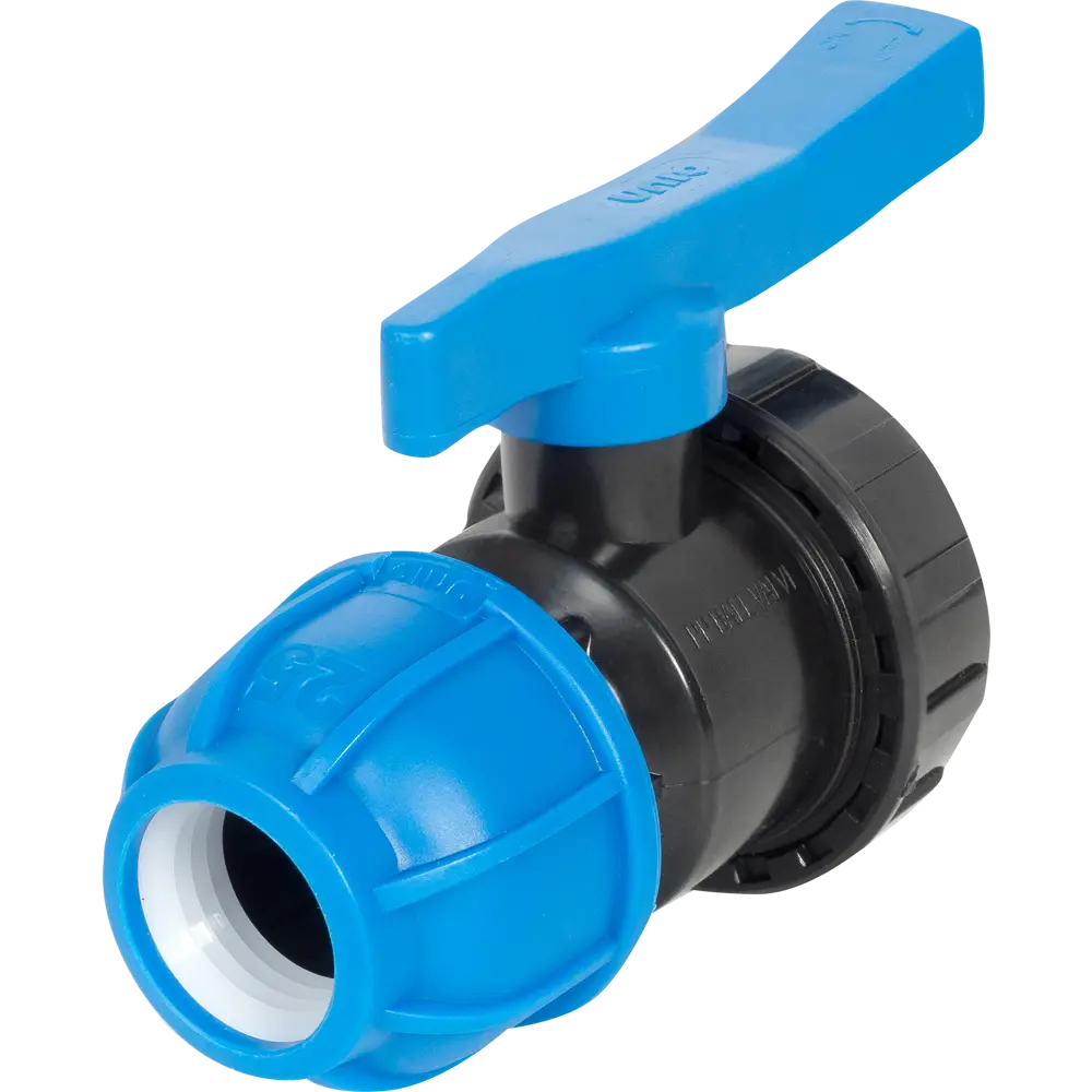 Кран ПНД Unio ø25 мм х 3/4" наружная резьба полиэтилен STLM-2058364