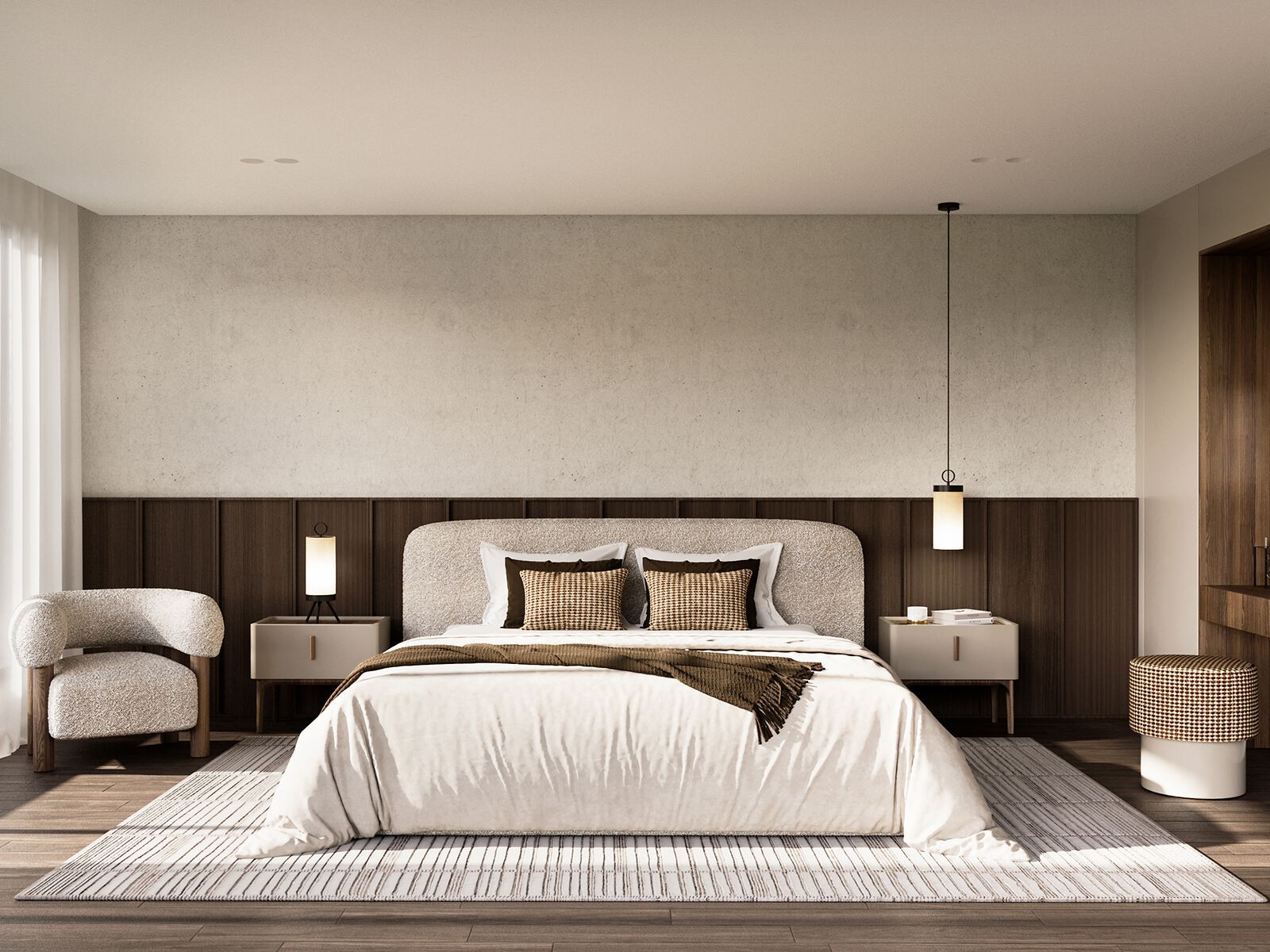 Тканевое кресло с подлокотниками ANA ROQUE INTERIORS ARCH-00086809 - Вид №1