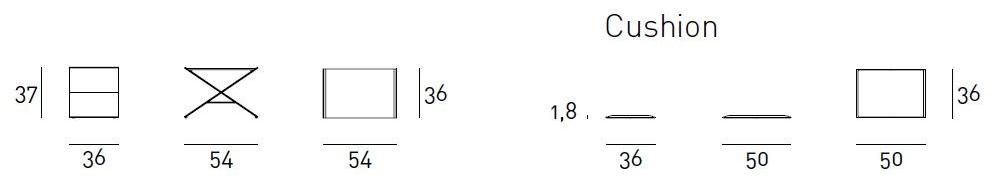 Living Divani Низкий табурет, обитый кожей sun-id-1406219 - Вид №3