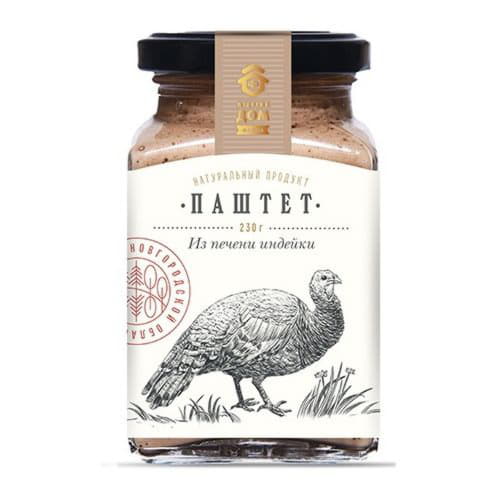 Паштет из печени индейки Медовый дом ферма Santreyd 9397