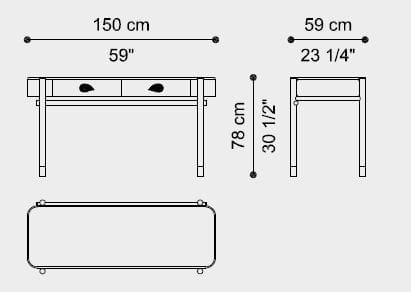 Деревянный туалетный столик ETRO Home Interiors Woodstock ARCH-00012700 - Вид №1