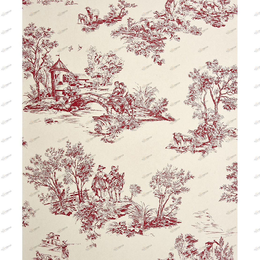 Рулон обоев CHANTILLY CHT22918106. Основа нетканый материал Casadeco