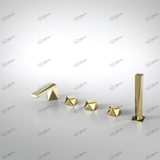 Смеситель для ванны и душа Bravat DIAMOND  F518102G bravat 