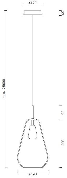 Nuura Подвесной светильник из дутого стекла Anoli 01330124 - Вид №3