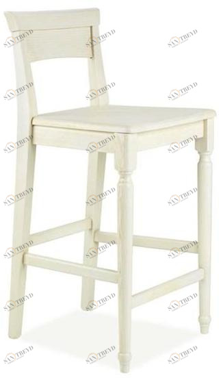 CREO Kitchens Высокий лакированный табурет с подставкой для ног sun-id-1485889