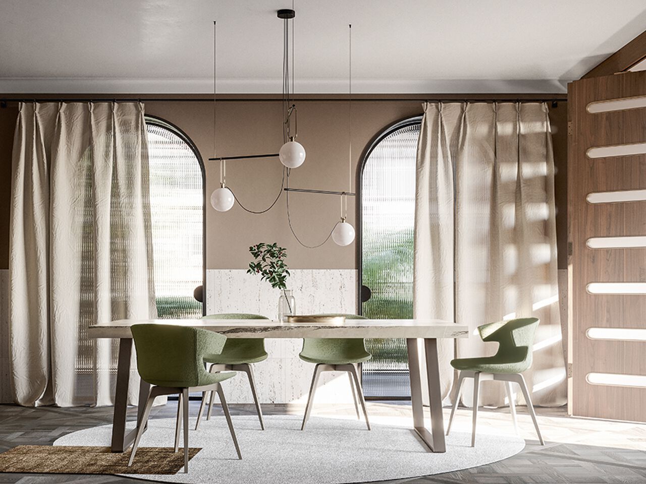 Прямоугольный обеденный стол Santalucia Mobili Homy ARCH-00061065 - Вид №2