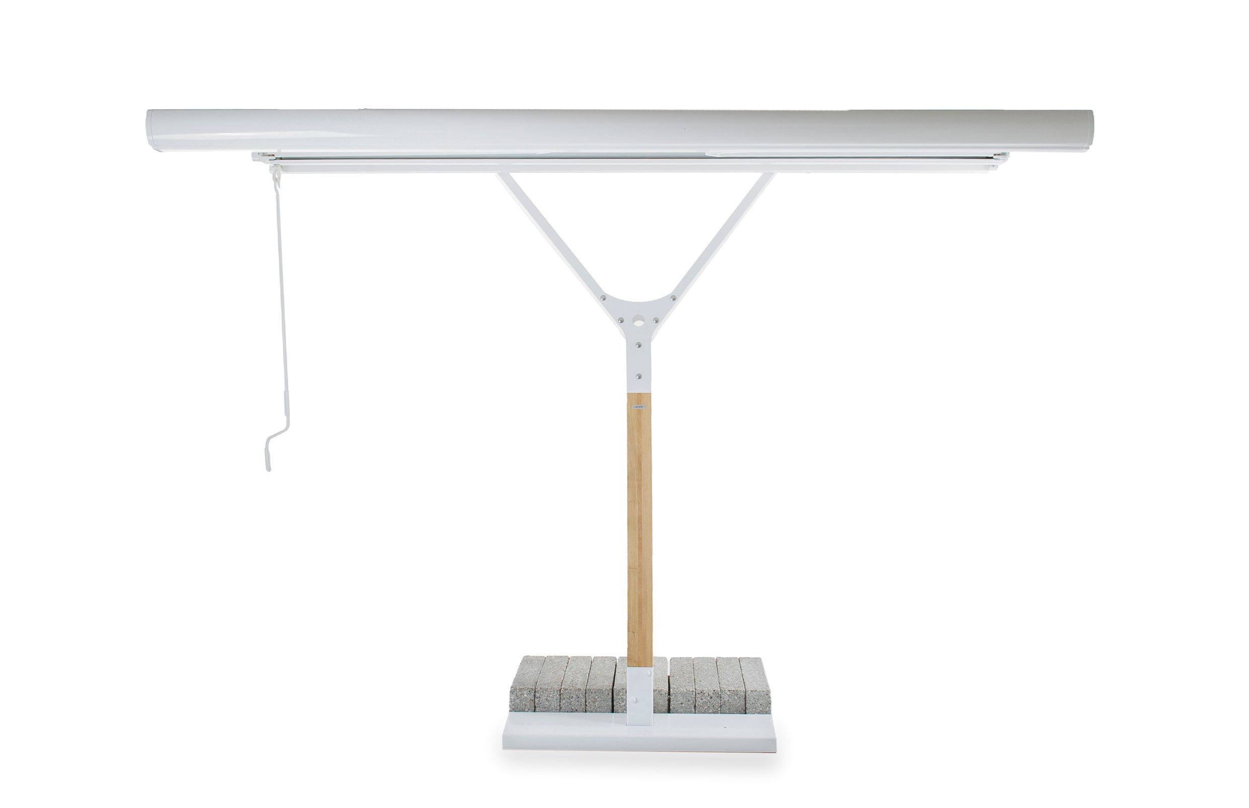 Прямоугольный зонтик из оцинкованной стали и ироко Unopiù Саленто ARCH-00057561 - Вид №3