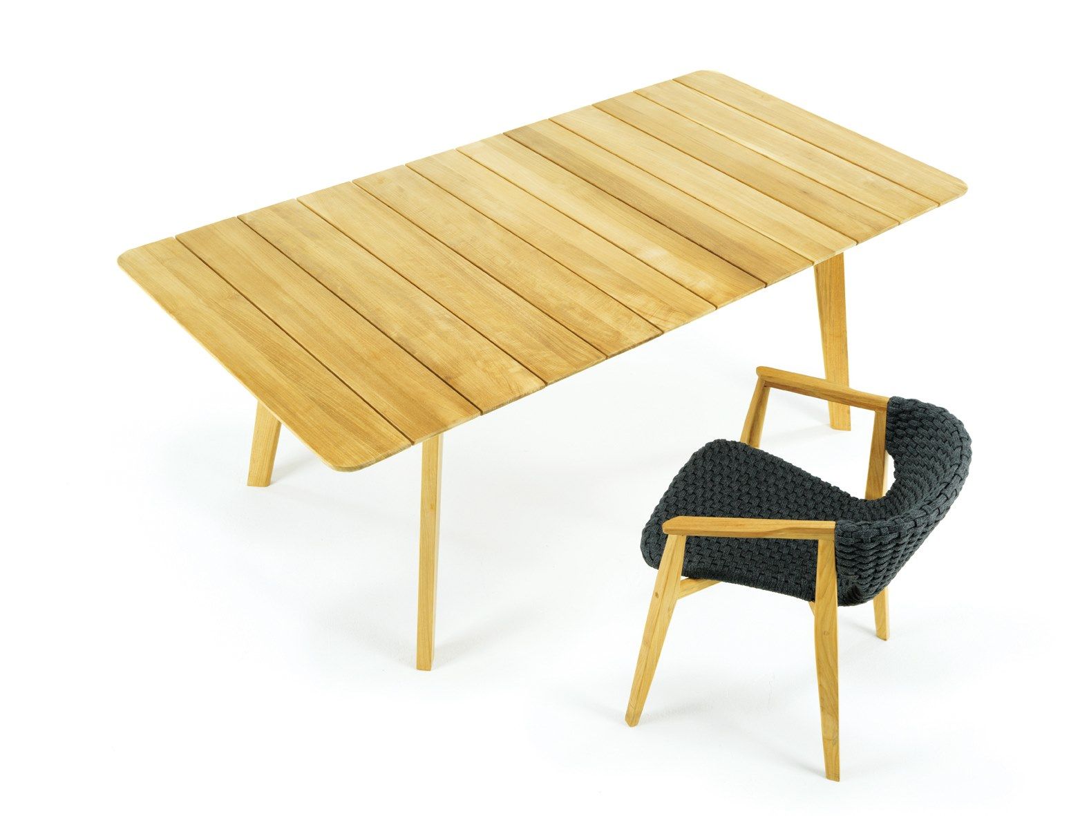 Синтетическая ткань сад стул с подлокотниками Ethimo Knit ARCH-00090954 - Вид №15