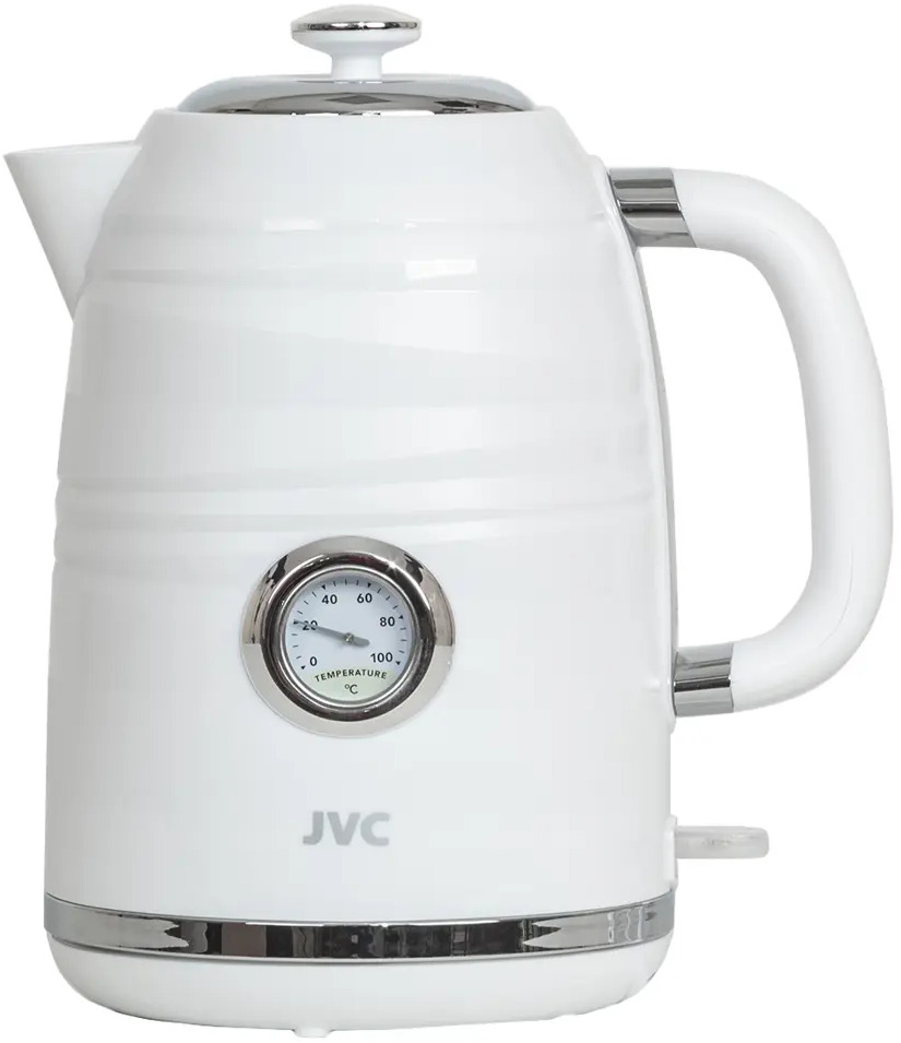 90766030 Электрический чайник Jvc Jk-ke1744 1.7 л пластик цвет белый STLM-0885002