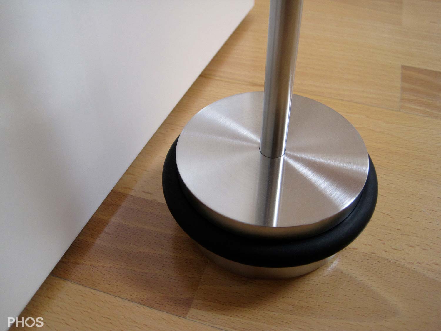 TSB90-45G275 Дверной стопор напольный, с ручкой 27,5 см, ø90 мм, высота 45 мм. PHOS  - Вид №2