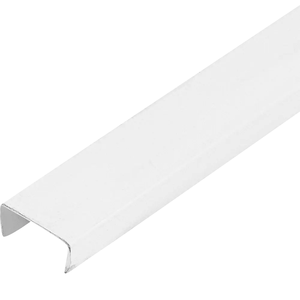 U-Профиль ПВХ 21x10x1x1000 мм, цвет белый GAH ALBERTS STLM-2067480