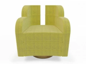 MARIONI Вращающееся кресло из ткани с подлокотниками Wing I0323s