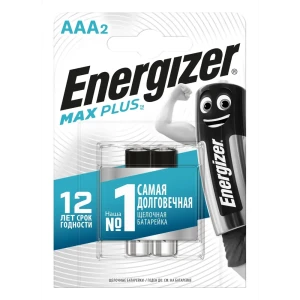 Батарейка Energizer Max Plus алкалиновая LR03 AAA 2 шт. 11912697 STLM-2148784