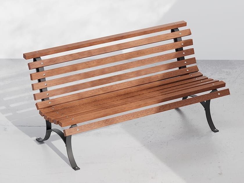 Металлическая скамья со спинкой DIMCAR ARCH-00103079