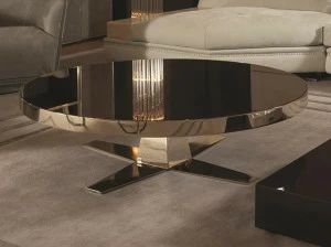 Longhi Круглый журнальный столик из металла Loveluxe Y 705