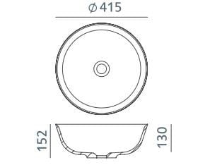 Круглая столешница dolotek© Acquabella Acquawhite ARCH-00056344 - Вид №2