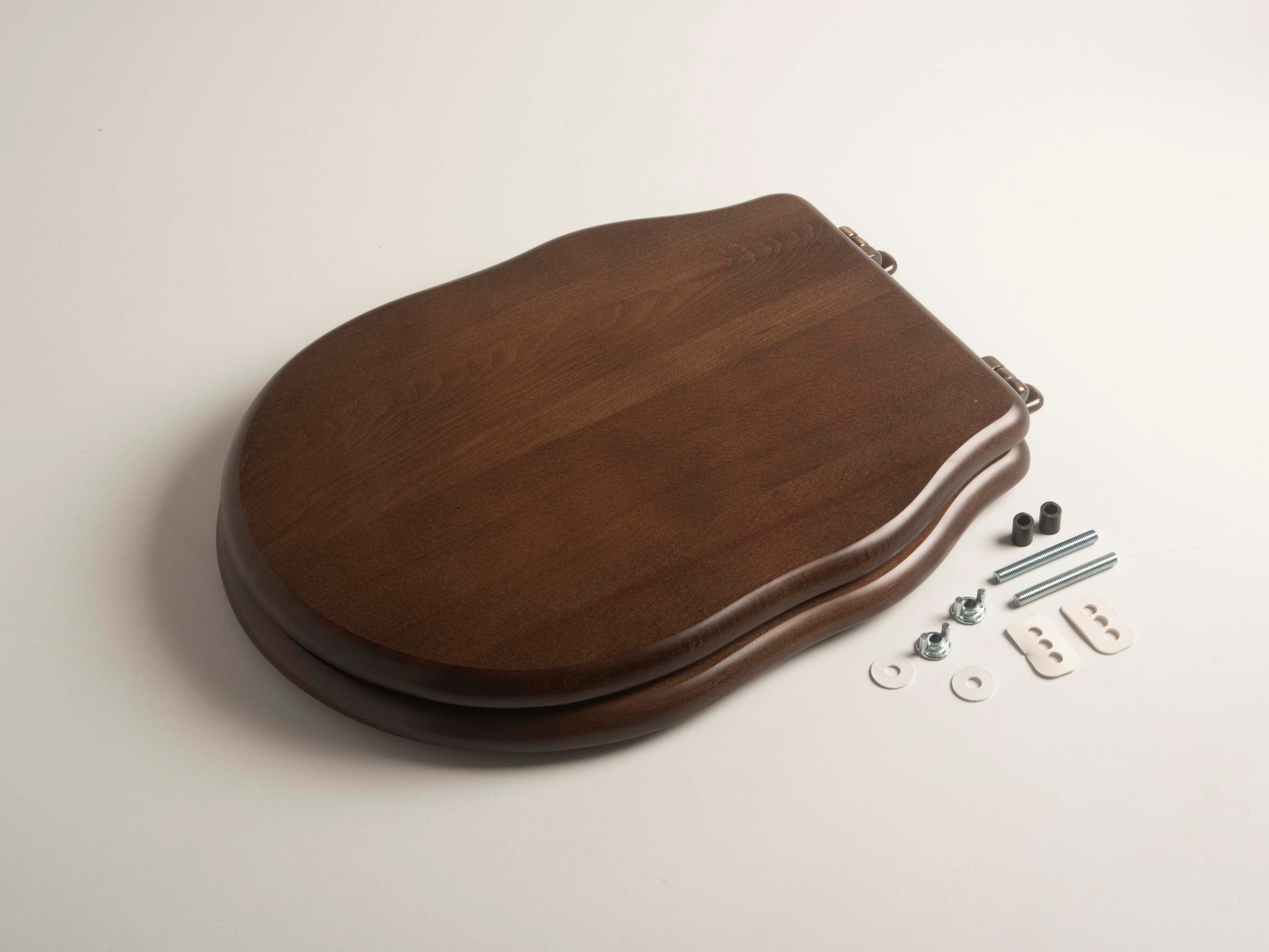 Сиденье для унитаза из грецкого ореха Alice Ceramica MC28N3S ARCH-00050690 - Вид №1