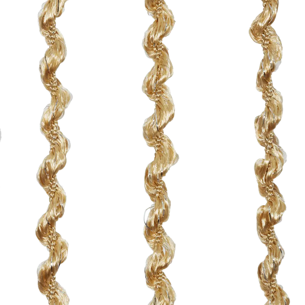 Штора нитяная «Макарони» 150x280 см однотон цвет золотистый INSPIRE STLM-2043828 - Вид №2