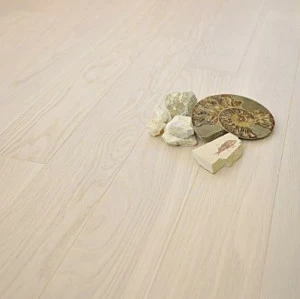 Инженерная доска Coswick Бражированная Белый Иней 127мм Шелковое Масло Дуб Селект с брашью (Текстурированная) 600…2100х127 мм.