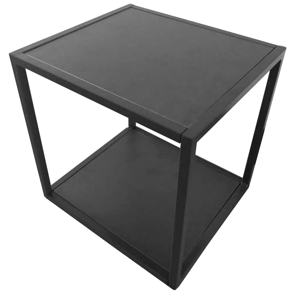 Полка-ящик Spaceo KUB Paris металл цвет графит STLM-2194841