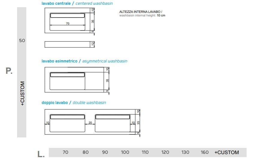 Прямоугольная подвесная раковина Luxolid® Relax Design Big ARCH-00149453 - Вид №4