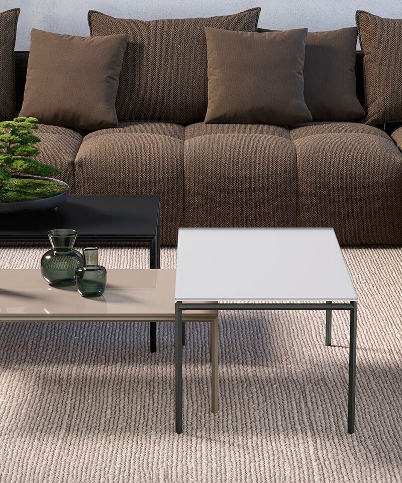 Прямоугольный Хрустальный журнальный столик Febal Casa MOTION ARCH-00032724 - Вид №2