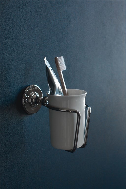 Стакан керамический, НИКЕЛЬ [ARCA2 NKL] Arcade Burlington ARCA2 NKL - Вид №2