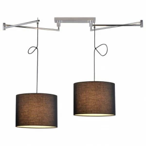 Подвесной светильник черный с 2 плафонами Newport S Black 14302/S NEWPORT 14000 00-3889786 Черный