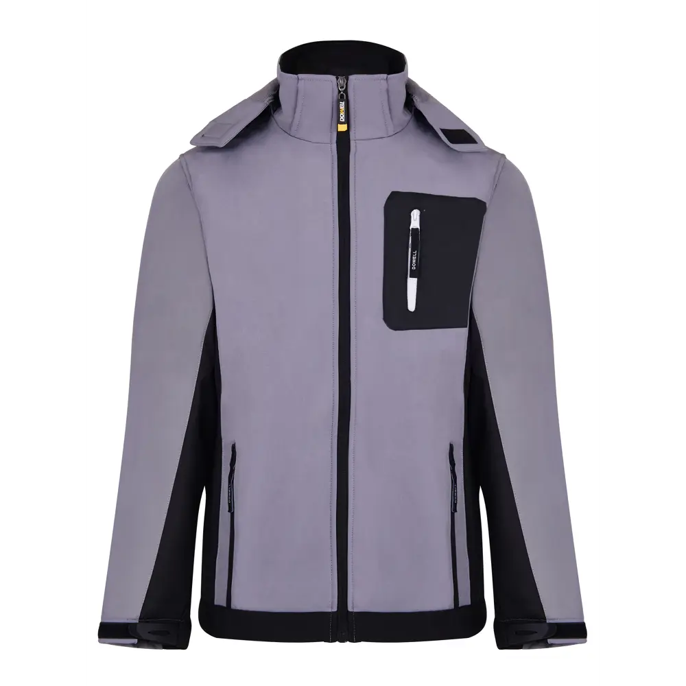 Утепленная рабочая куртка Dowell Softshell D81480 с капюшоном 89393786 Outdoor STLM-1405996
