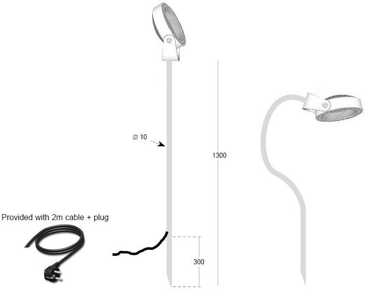 BEL-LIGHTING Светодиодный столб из латуни Salsa 8092 - Вид №2