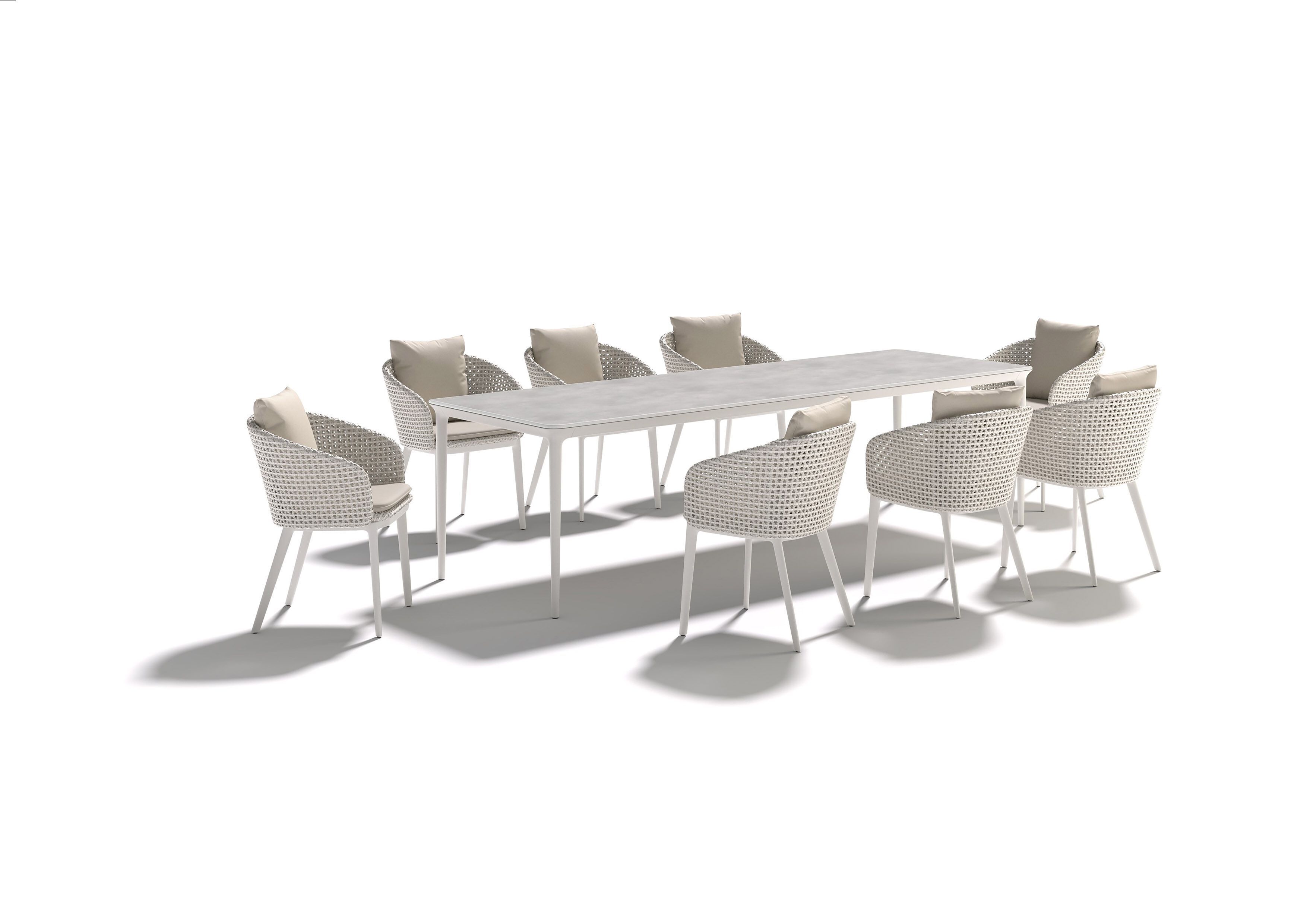 Прямоугольный садовый стол с верхней частью HPL DEDON BELLMONDE ARCH-00152107 - Вид №18