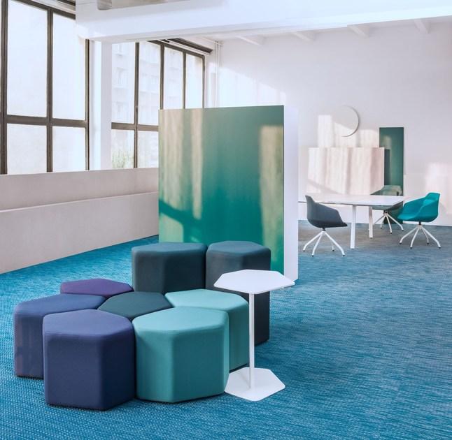 MDD Шестиугольный приставной столик в современном стиле из HPL Bazalto sun-id-1451884 - Вид №3