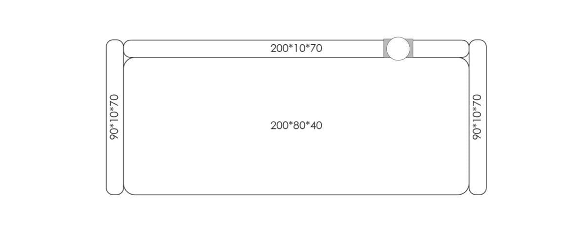 Ткань диван HANNABI MODEL NO.19 ARCH-00058986 - Вид №1