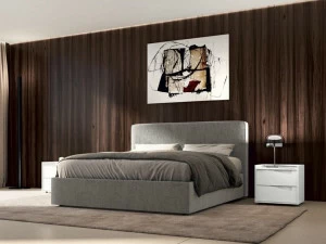 Febal Casa Кровать из ткани с мягким изголовьем