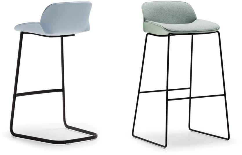 Andreu World Табурет-санки со спинкой Nuez Bq2781 - Вид №1