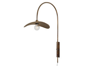 Медный настенный светильник