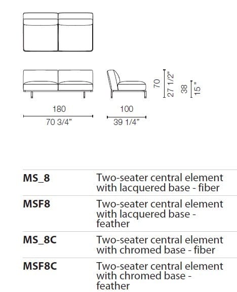 Съемный диван CAPPELLINI Cap Martin Sunset ARCH-00087904 - Вид №22