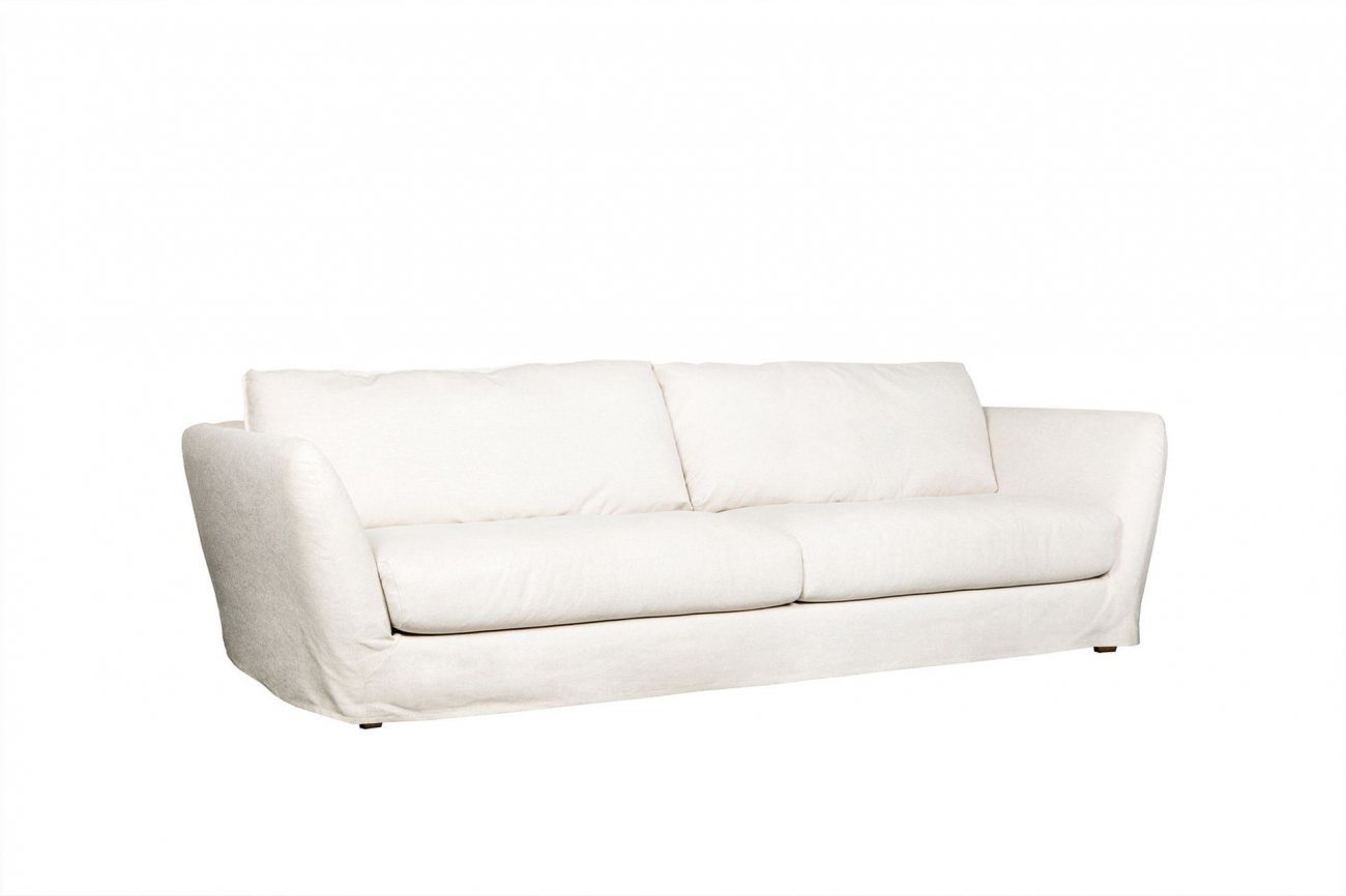 Диван Viktoria прямой белый со съемный чехлом SITS VIKTORIA 192409 Белый  - Вид №1