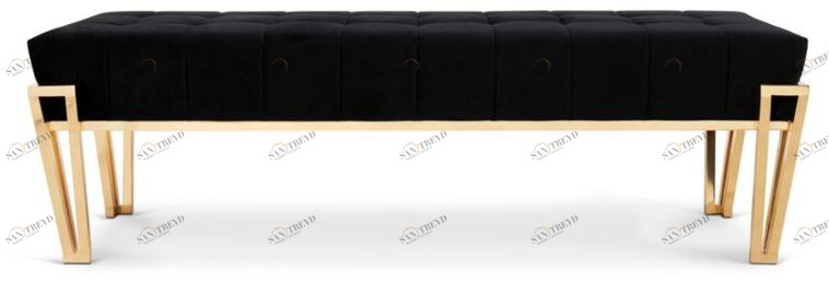 LUXXU Стеганая скамья, обитая бархатом Nubian sun-id-1437524