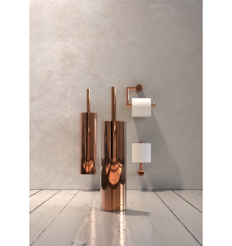 FROST Держатель туалетной бумаги 1 » медь Нержавеющая сталь Медь N1909-C  - Вид №9