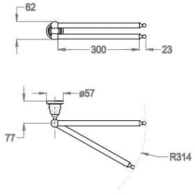 Fir Italia Accessori bagno classici  Abme07b  - Вид №1