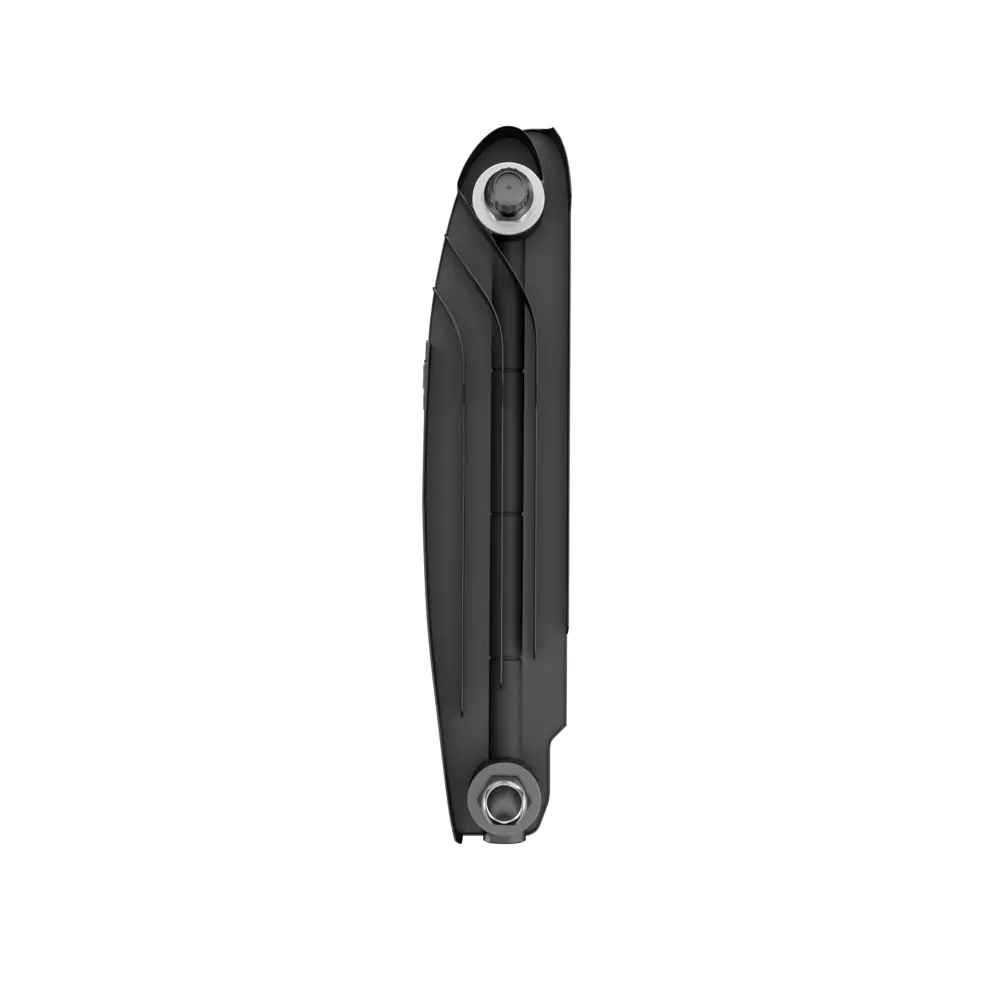 Радиатор секционный Royal Thermo Biliner 350/87 8 секций нижнее подключение биметалл черный 89391448 STLM-2200104 Отсутствует - Вид №2