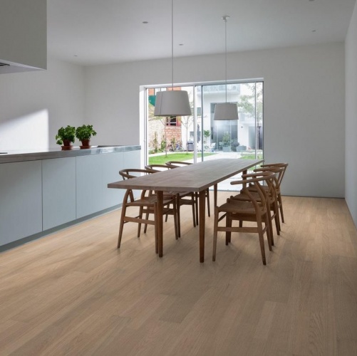 Паркетная доска Kahrs Дуб Прилив Линнея Полуматовая Брашированная 2600200571 - Вид №18