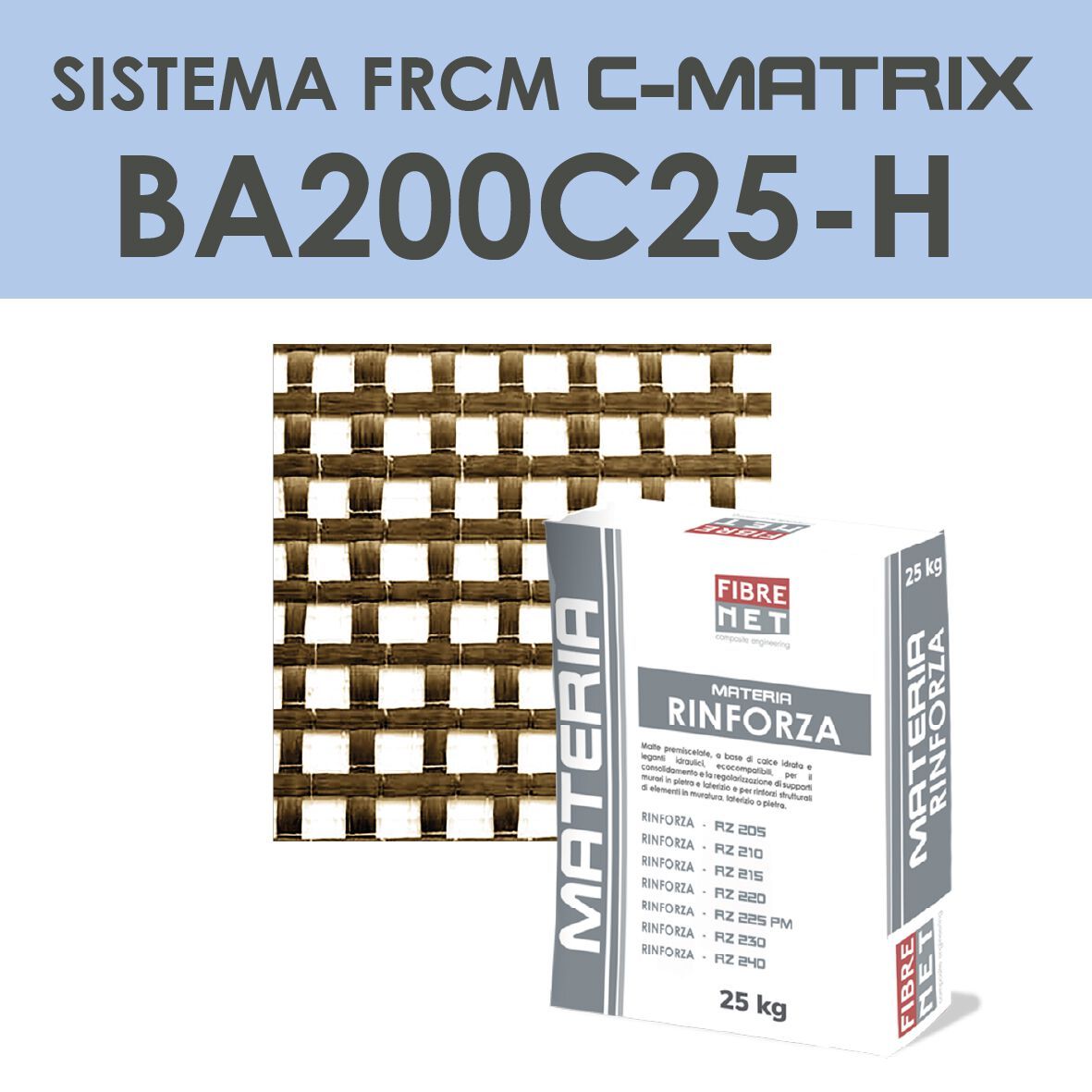 Система армирования FRCM Fibre Net C-MATRIX ARCH-00147955 - Вид №1