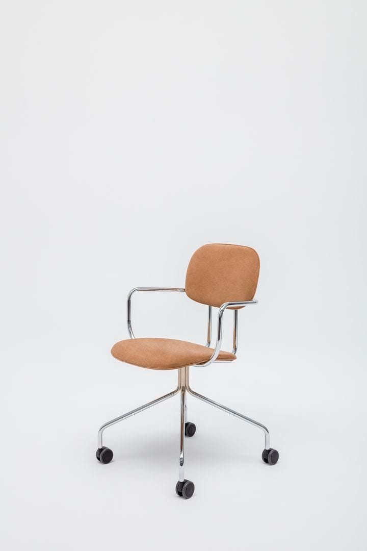 Тканевый стул на колесиках с подлокотниками MDD New School ARCH-00047992 - Вид №3