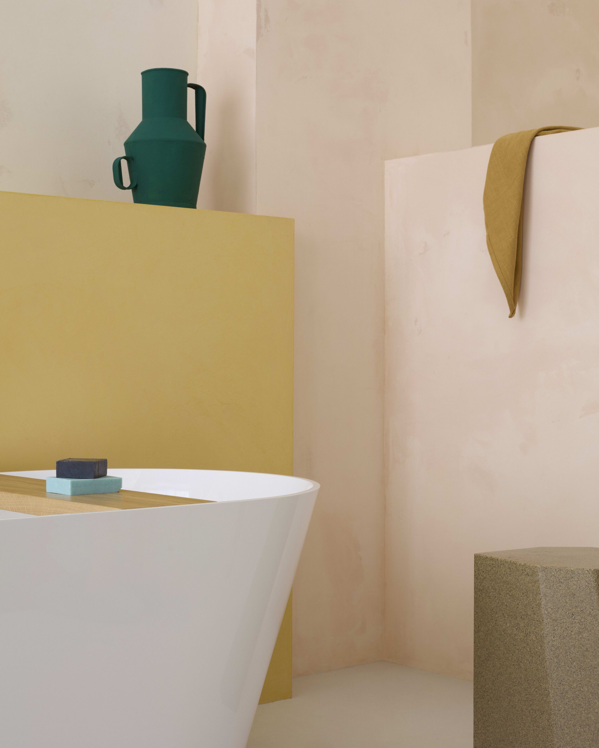 Овальная ванна в центре комнаты в Stonex® Roca Tura ARCH-00058759 - Вид №24