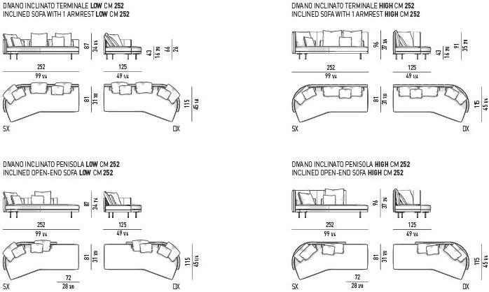Minotti Диван из ткани Torii sun-id-1376226 - Вид №7