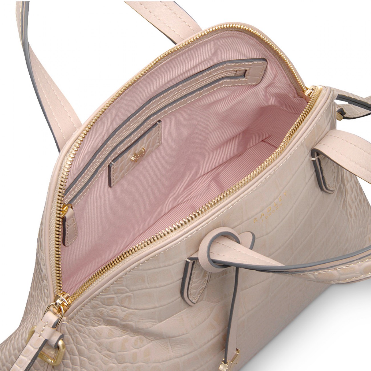 16352 Dove Grey Сумка 16352 Bag Radley Gallery Road - Faux Croc  - Вид №2