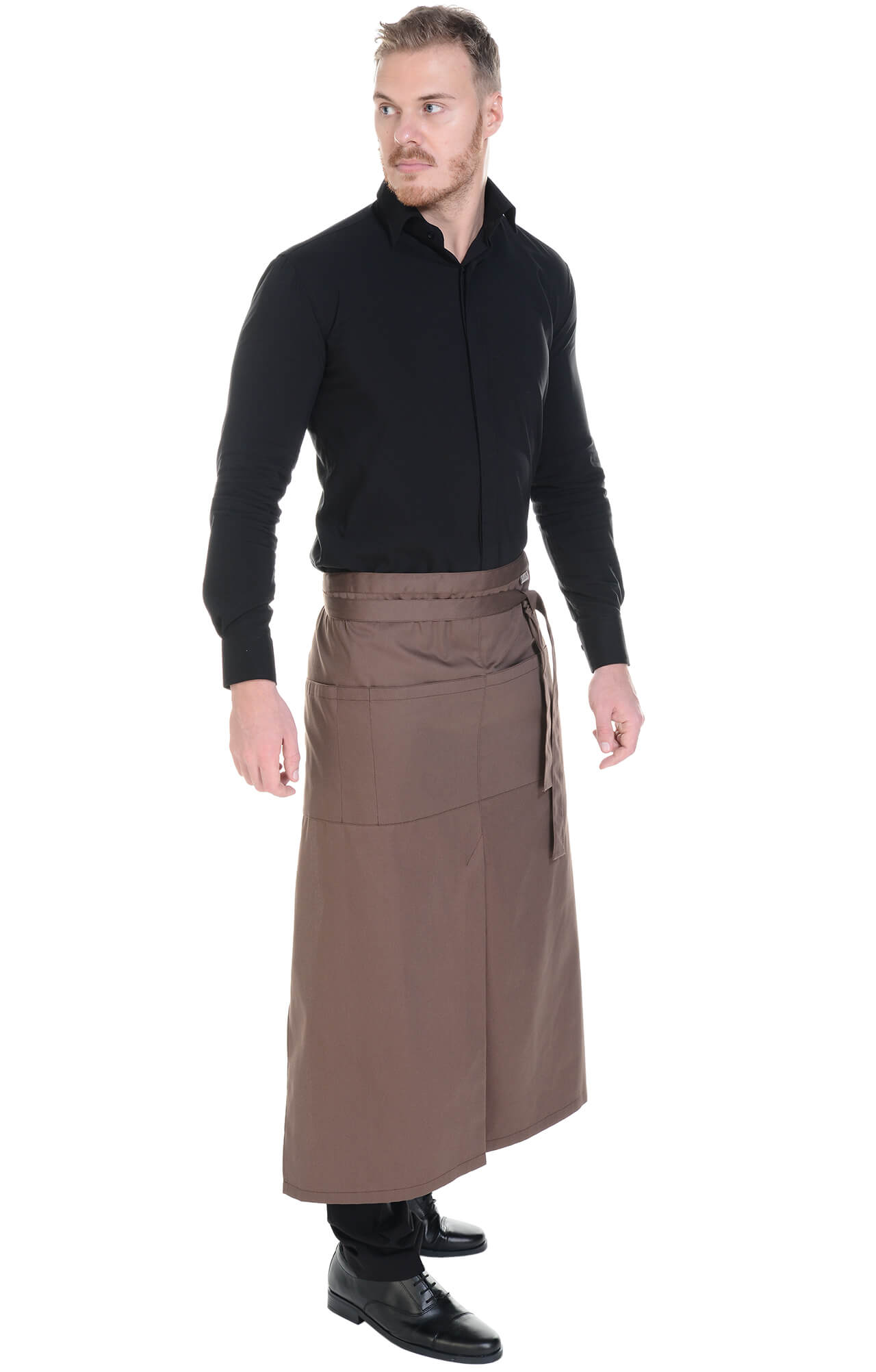59841 Фартук  удлиненный, цвет chocolate BARISTA  Одежда для официантов  размер  - Вид №6