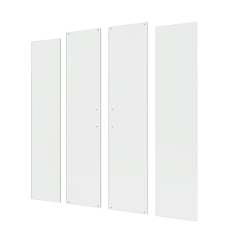 Комплект стекол для душевой ширмы Sensea Easy 80x80 см прозрачное стекло, цвет профиля на выбор 85868663 STLM-2062786 - Вид №14